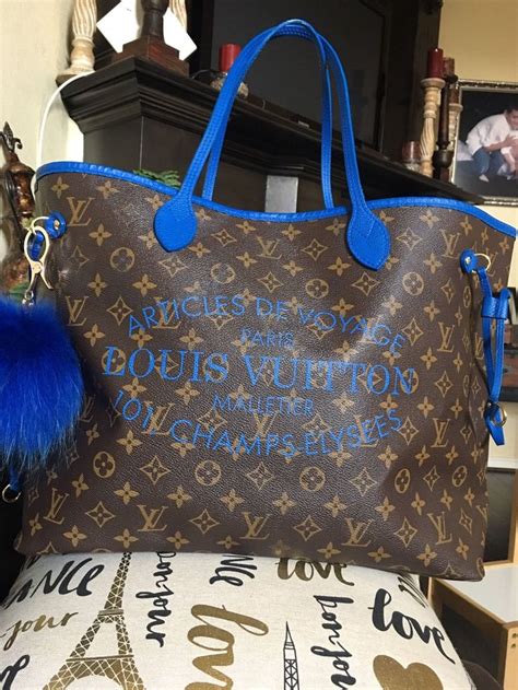 louis vuitton ikat neverfull blue|louis vuitton neverfull.